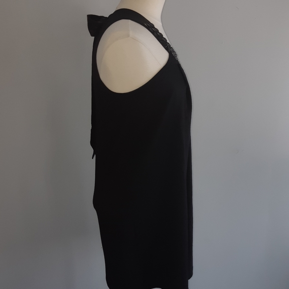 Oxmo sexy mini sleeveless black dress size S - Picture 9 of 15